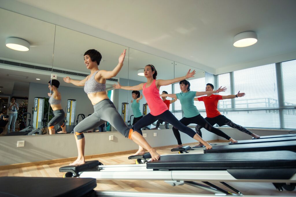 Cours de pilates chez harmonya 